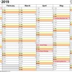 Calendar 2019 Uk 16 Free Printable Pdf Templates