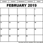 Calendarlabs Printable Calendar Luxury Monthly 2019 Calendar