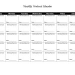 Exercise Calendar