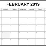 February 2019 Calendar Us Holidays Blank February 2019 Calendar