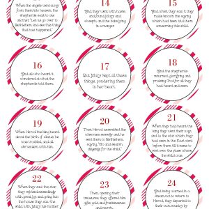 Free Biblical Advent Calendar Printable Christmas Printables