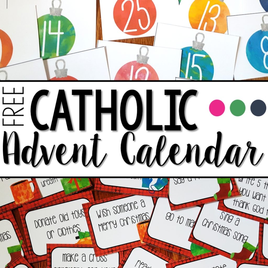 Free Catholic Advent Calendar Catholic Advent Pinterest