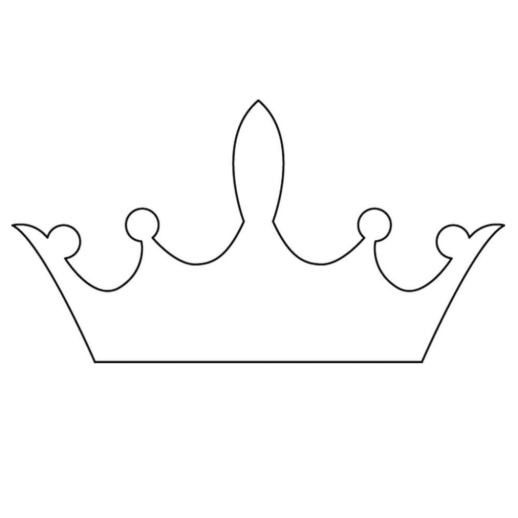 Free Princess Crown Template Clipart Best Tattoos Crown