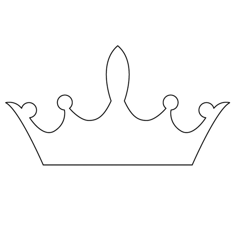 Free Princess Crown Template Clipart Best Tattoos Crown