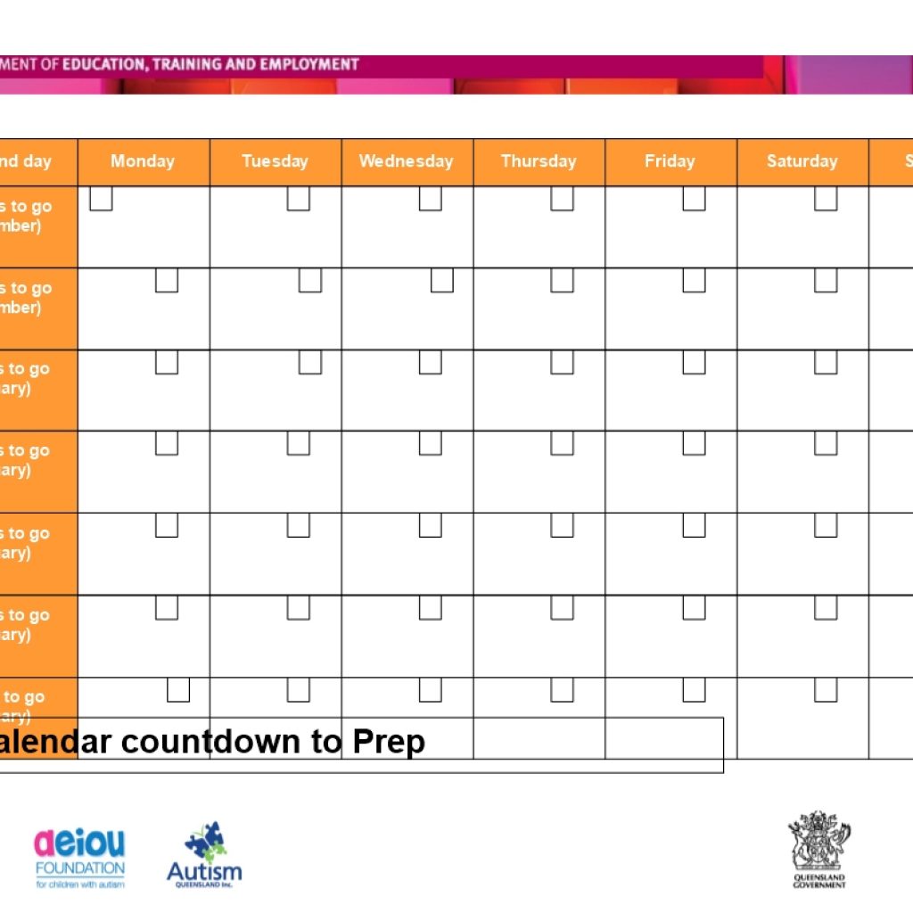 Free Printable Countdown Calendar Templates At