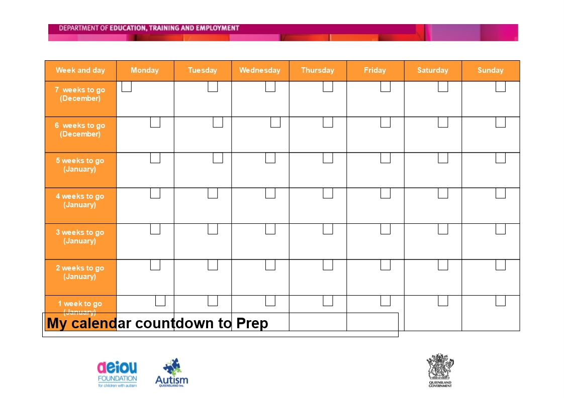 Free Printable Countdown Calendar Templates At 