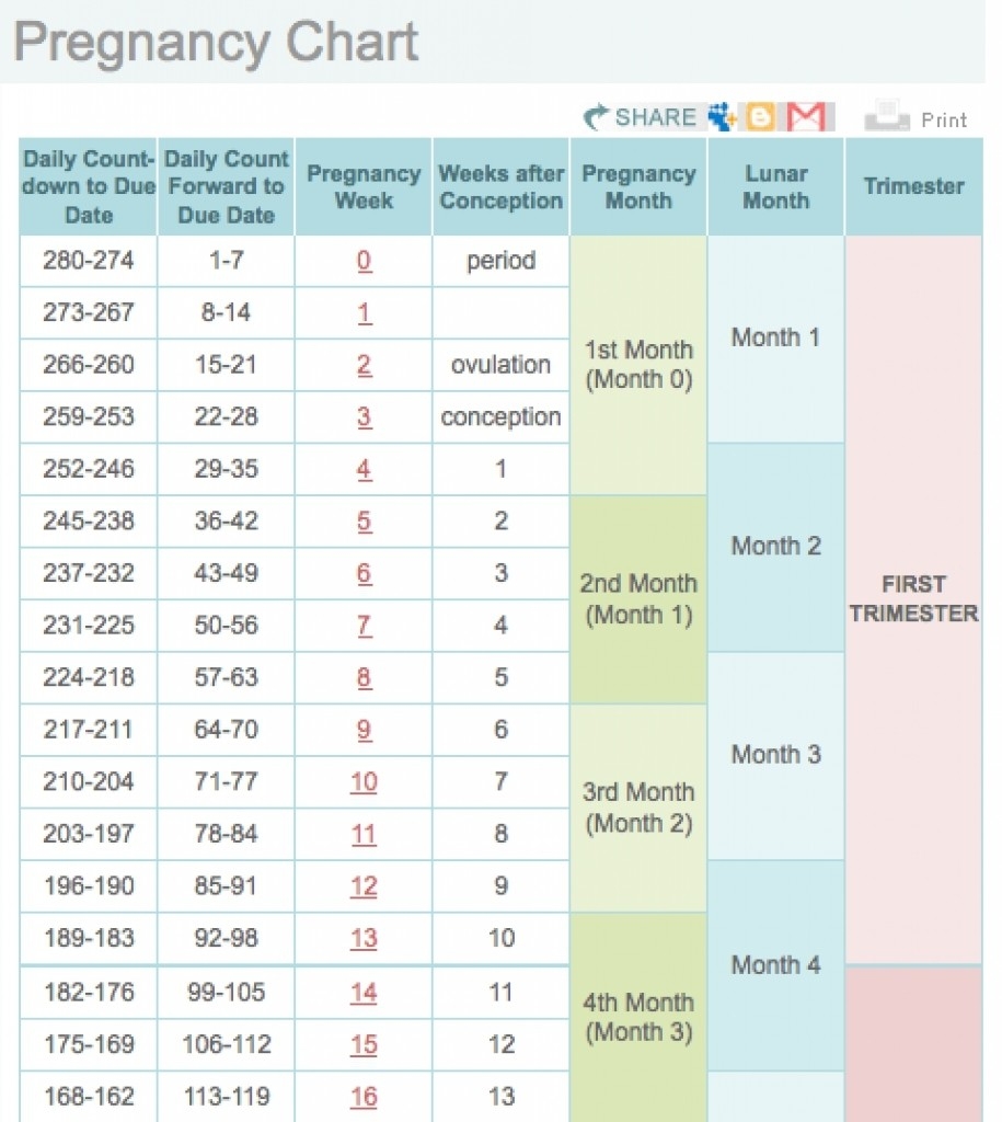 Free Printable Pregnancy Calendar Pregnancy Calendar Day Day 