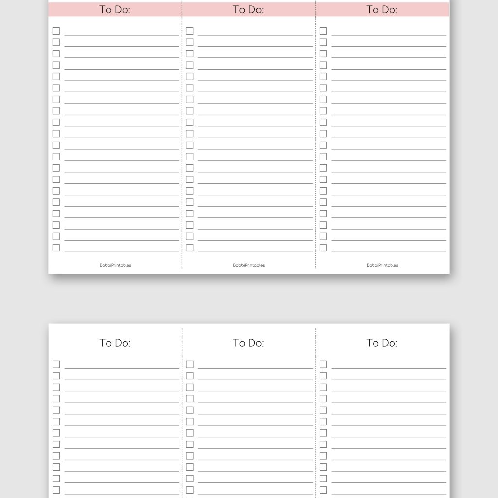 Free Printable To Do List Free Printable List Todolist Todo