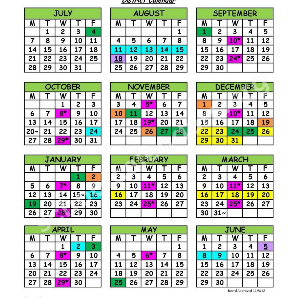 Get Duval County School Calendar Monthly Calendar 2017 Download