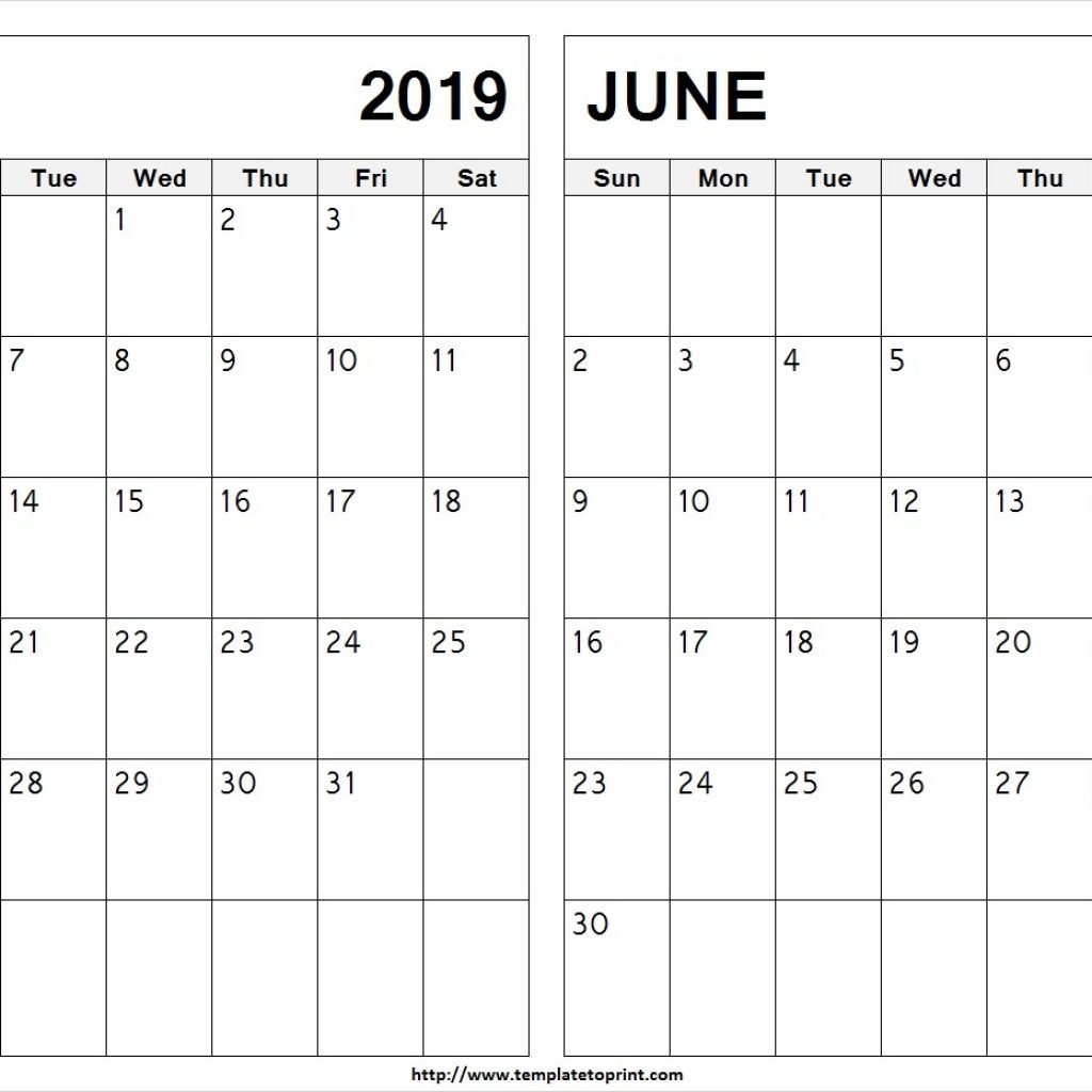 May And June 2019 Calendar Printable Printable Coloring Page For Kids