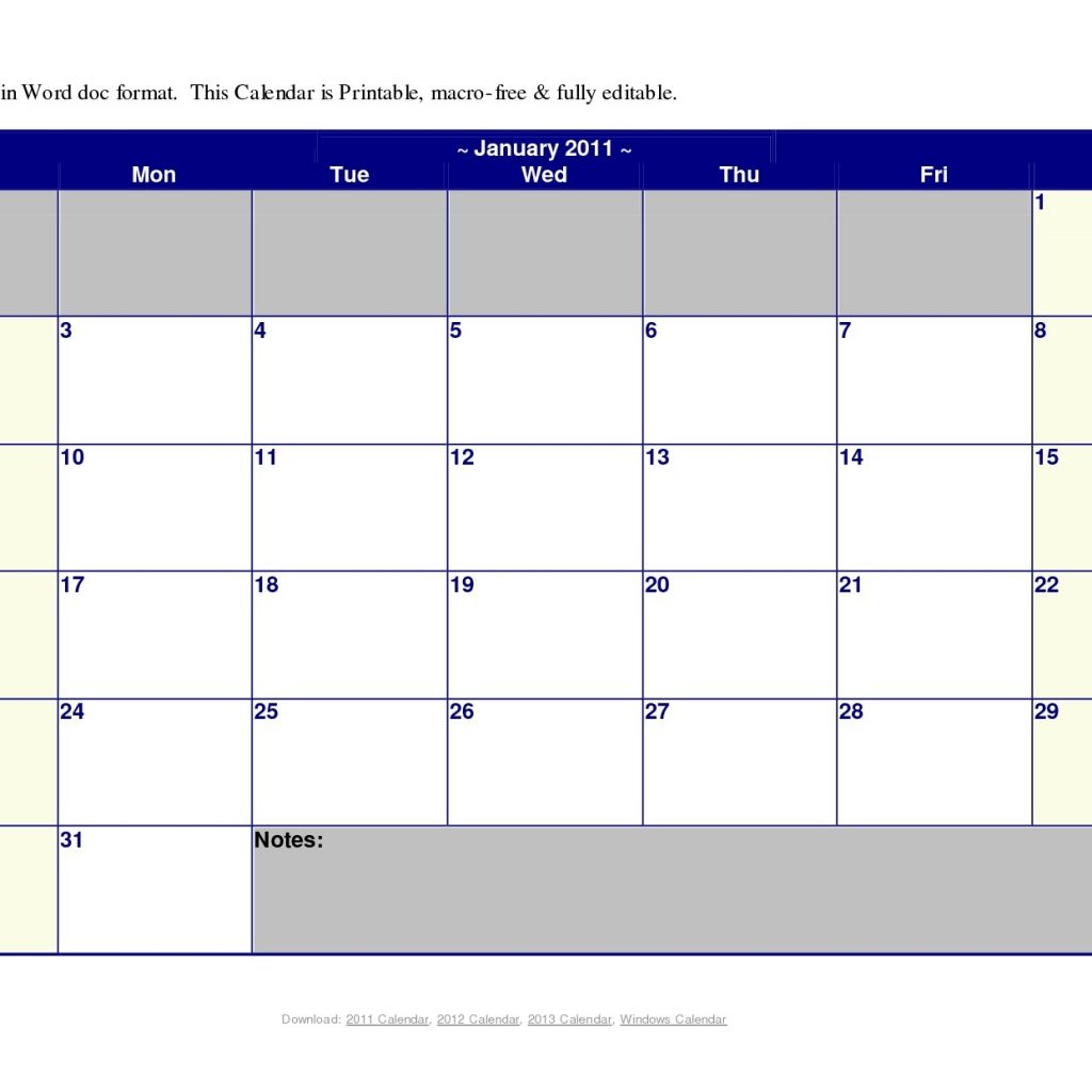 Microsoft Printable Calendar Calendar Template Microsoft Monthly