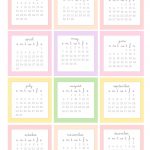 Mini Calendar Template Free Calendar Collection