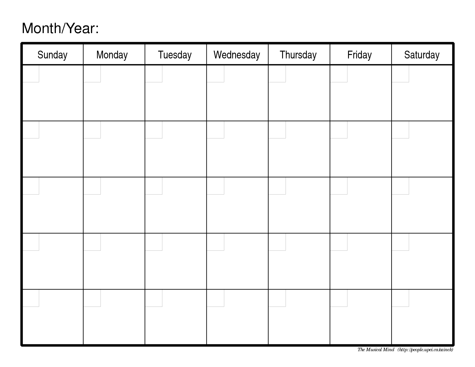 Monthly Calendar Template Organizing Monthly Calendar Template 