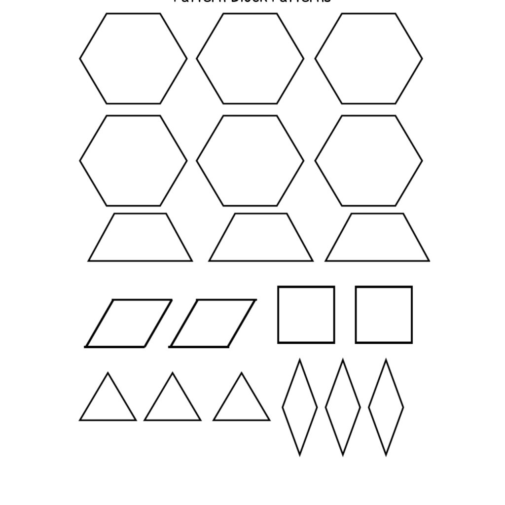 Pattern Block Templates E Commercewordpress 8oe3ggmo 6th Math