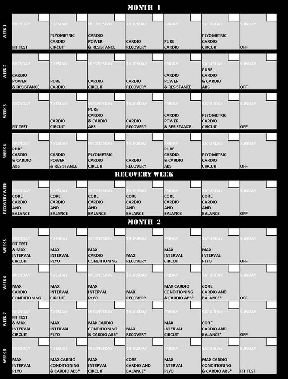 Pin Jomaris Riggan On Workouts Insanity Workout Schedule