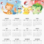 Pokemon Calendar Printable Free Printable 2018 Pokemon Calendar The