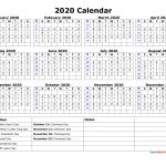 Printable 2020 Calendars With Holidays Free Download Printable