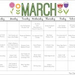 Printable Calendar Activities March Printable Activity Calendar For