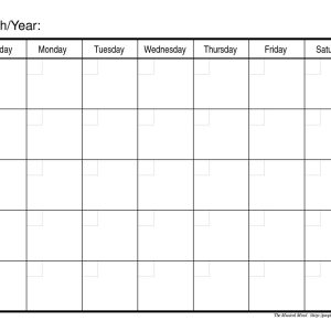 Printable Calendar Month Aaron The Artist