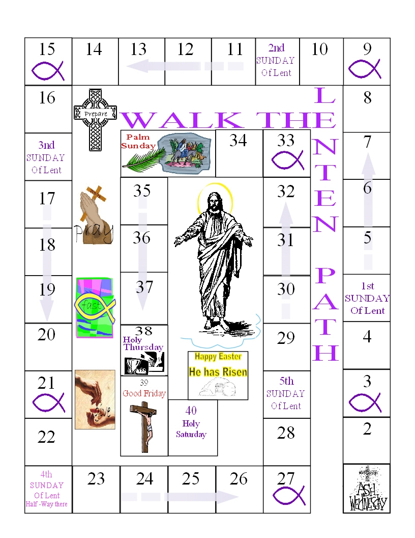 Printable Lenten Calendars For Kids Zephyr Hill 