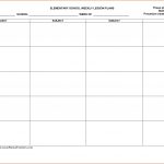 Printable Lesson Plan Calendar 8 Free Printable Lesson Plan Template