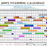 Sample Training Calendar Templates Free Calendar Collection