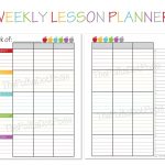 Teacher Planner Calendar Printable Printable Planner Template