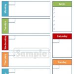 Week At A Glance Calendar Printable Organizing Planner 350 Via