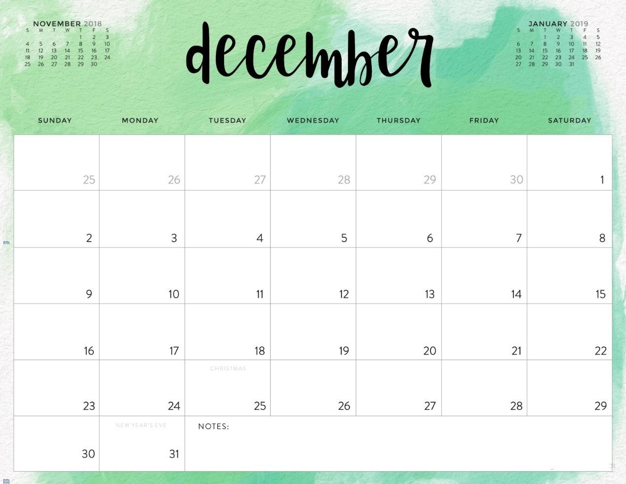 December 2018 Calendar Uk Printable Ukcalendar Decemberukcalendar