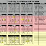 Germany 2019 2020 Holiday Calendar