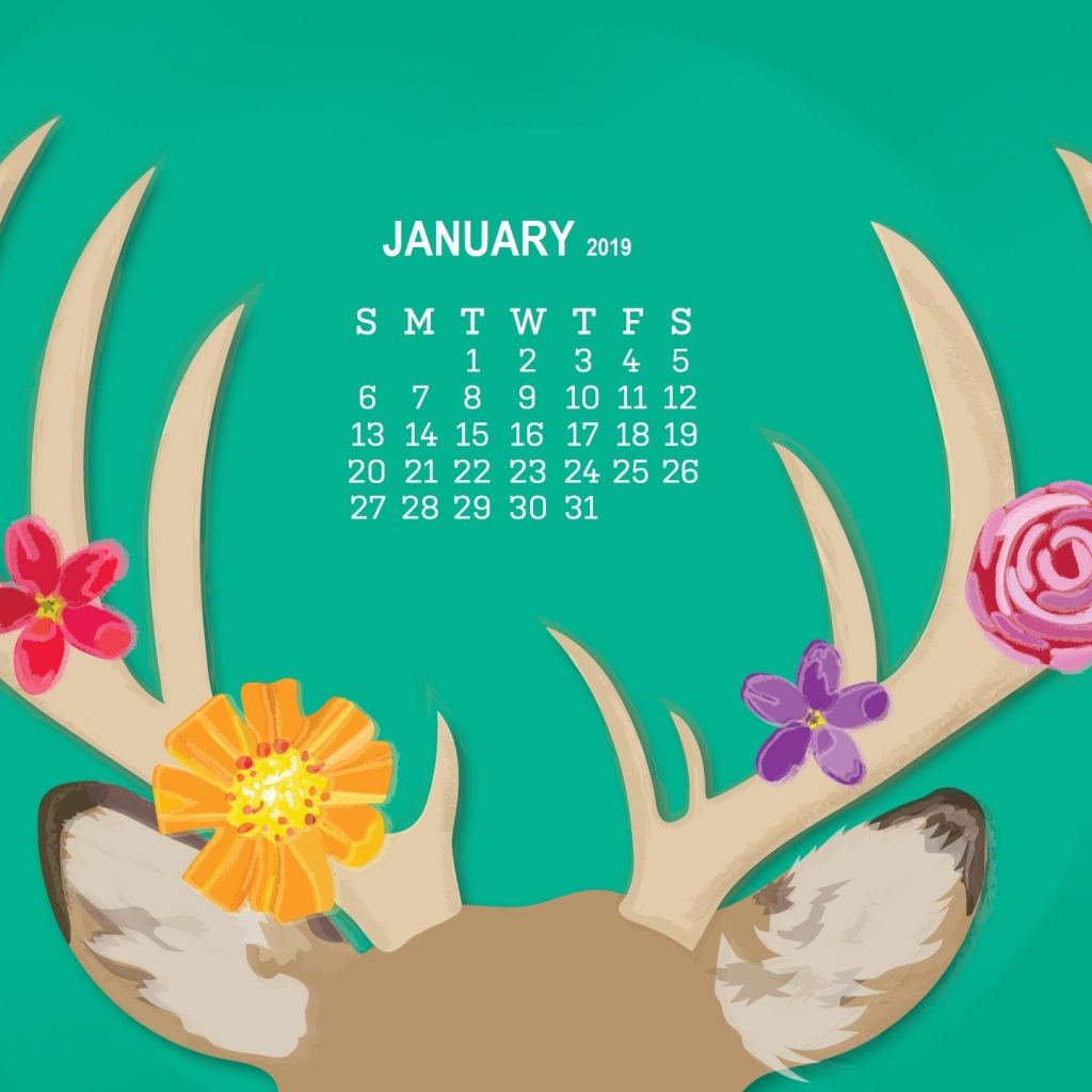 Monthly Desktop Calendar 2019 Wallpapers Calendar 2019january 2019