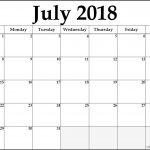 Pin Monthly Calendar On July Calendar 2018 Pinterest July