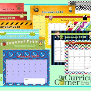 Teachers Corner Printable Calendar Printable Calendar Pages The