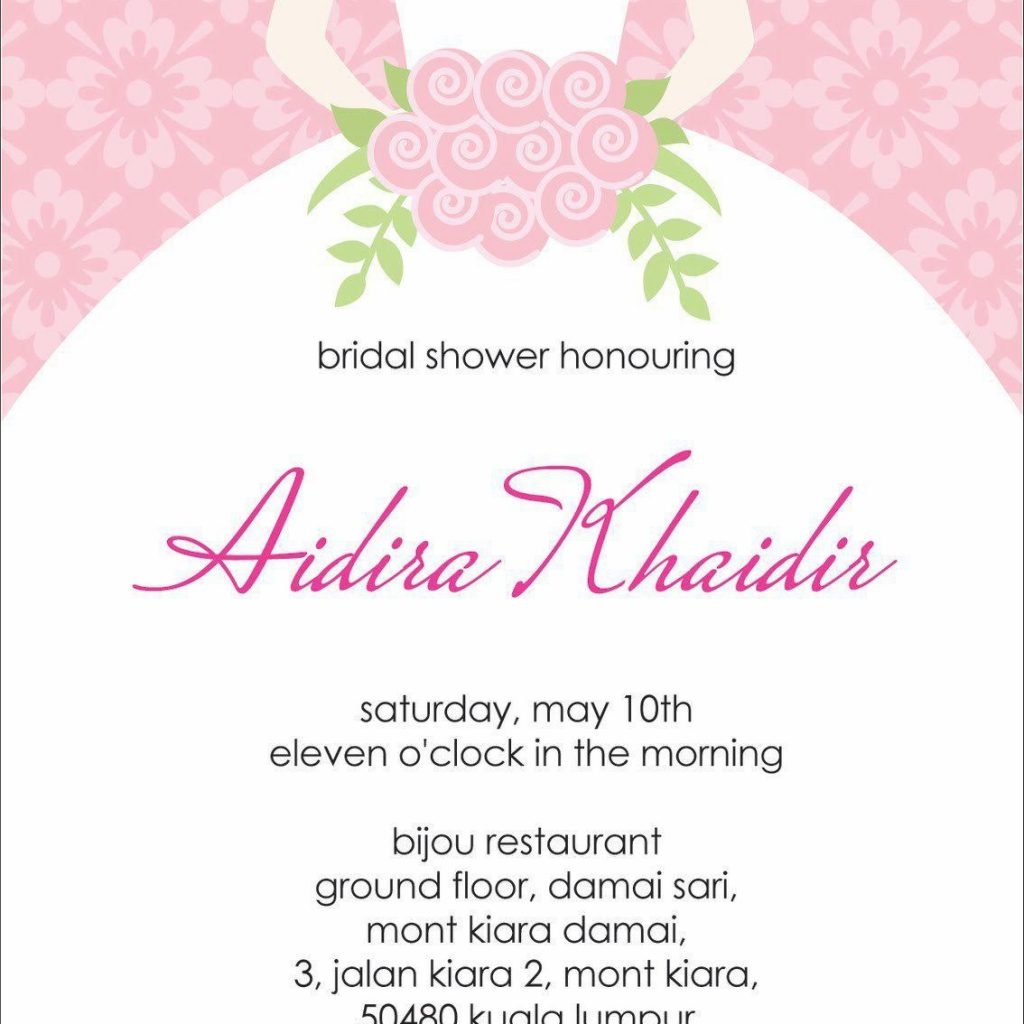 003 Template Ideas Wedding Shower Invite Ulyssesroom