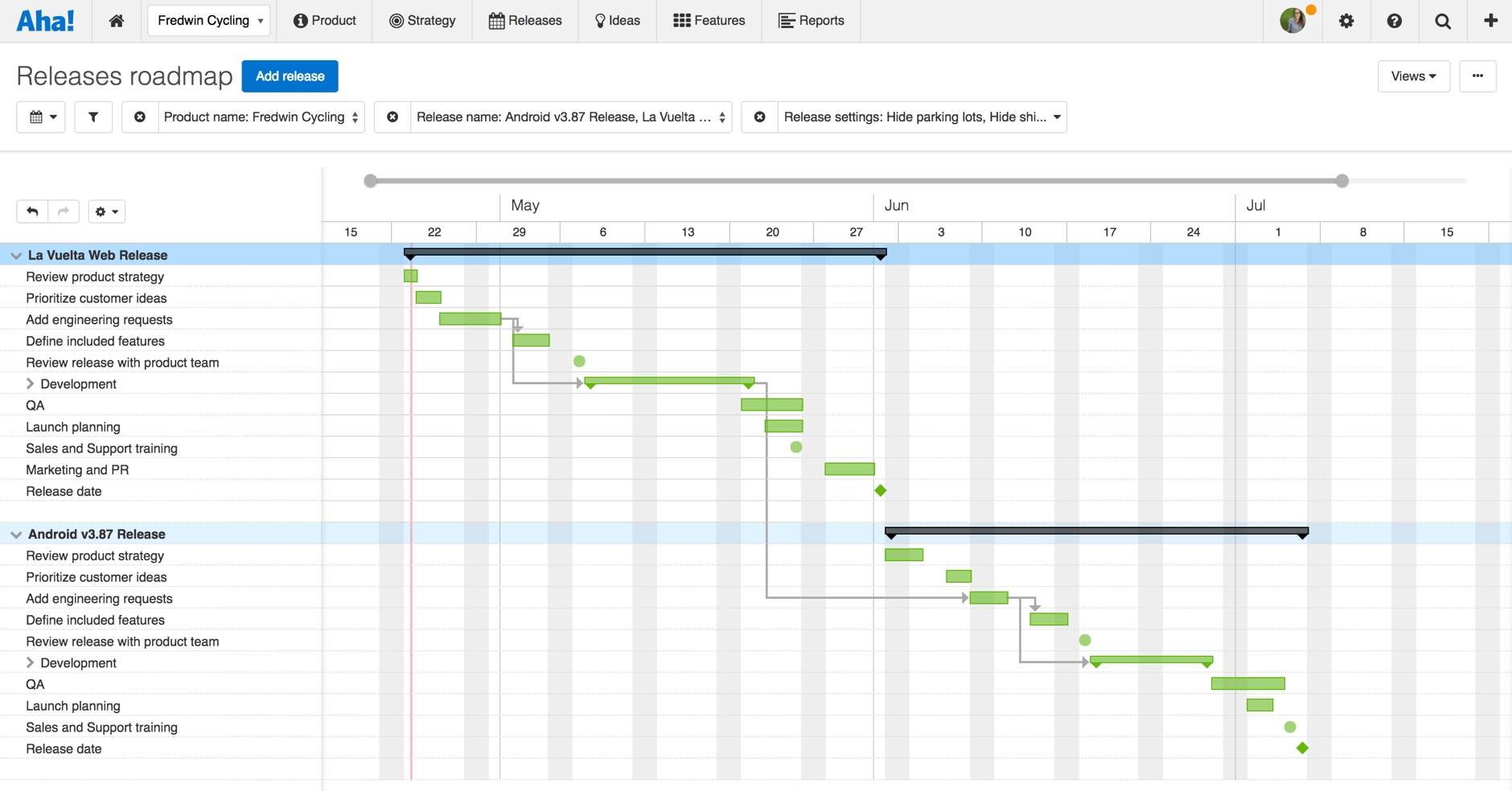 11 Free Gantt Chart Templates Aha 