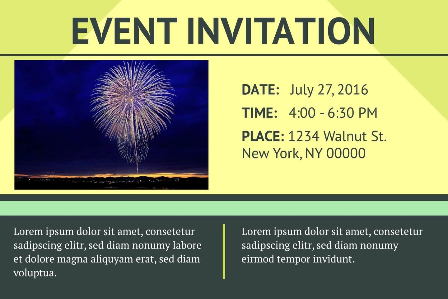 16 Free Invitation Card Templates Examples Lucidpress