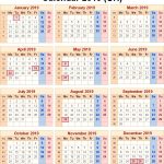 2019 Blank Printable Calendar With Uk United Kingdom Holidays