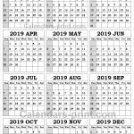 2019 Calendar Jpeg To Print Free Download Blank Pdf Template