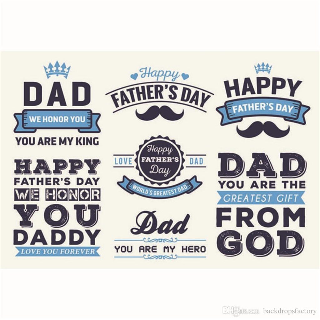 2019 Happy Fathers Day Backdrop For Photography Party Themed Photo