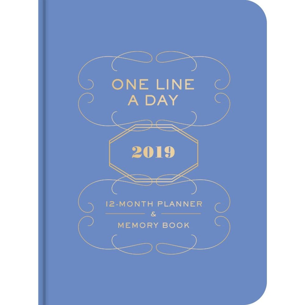 2019 One Line A Day Memory Book 2019 Planner Contemporary Art