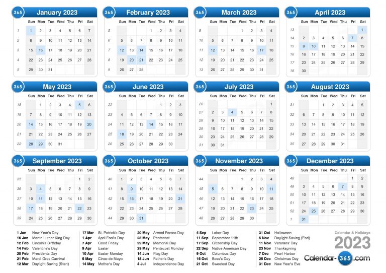 2023 Calendar | Qualads