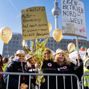 27 February 2019 Berlin Striking Teachers And Educators