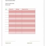 40 Printable Call Log Templates In Microsoft Word And Excel