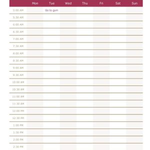 40 Printable Daily Planner Templates Free Template Lab