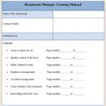 5 Training Manual Template Teknoswitch