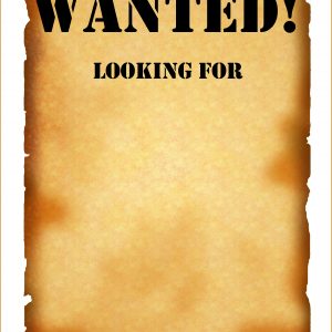 6 Wanted Poster Template Authorizationletters