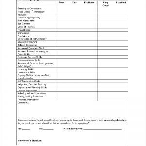 9 Interview Evaluation Form Examples Samples In Pdf Examples