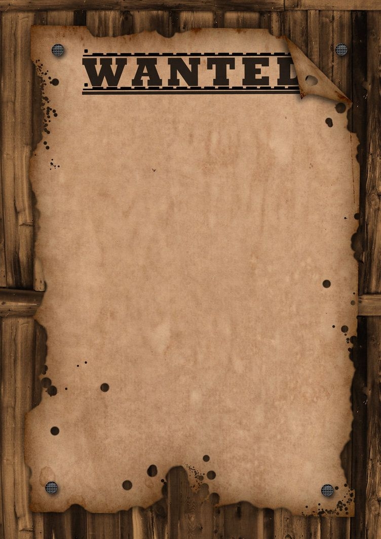 A Template Wanted Poster Free For Use Bulletin Boards Wanted 