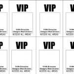 Backstage Pass Template Love The Idea Of A Vip All Access Pass