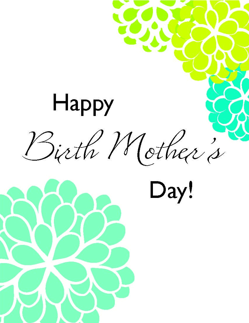 Birth Mothers Day Card Front American Adoptions Blog